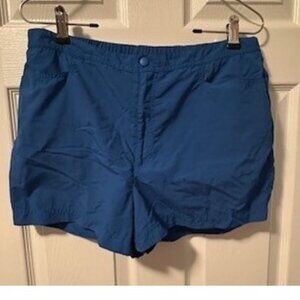Land's End women's sapphire blue swim shorts, size 10